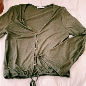 Hunter green long sleeve